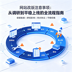 中卫建站-网站改版注意事项:从调研到平稳上线的全流程指南