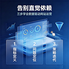 中卫建站-告别直觉依赖：三步学会数据驱动网站运营