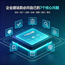 中卫建站-企业建站前必问的7个核心问题 - 网站建设规划指南