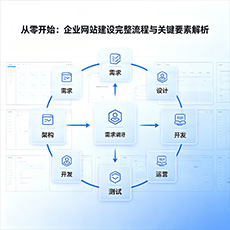 中卫建站-从零开始：企业网站建设完整流程与关键要素解析