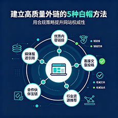 中卫建站-建立高质量外链的5种白帽方法